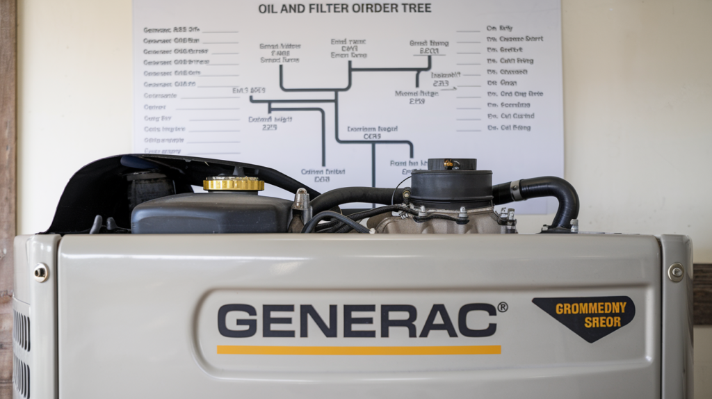 Generac G0055230 Oil and Filter Order Tree