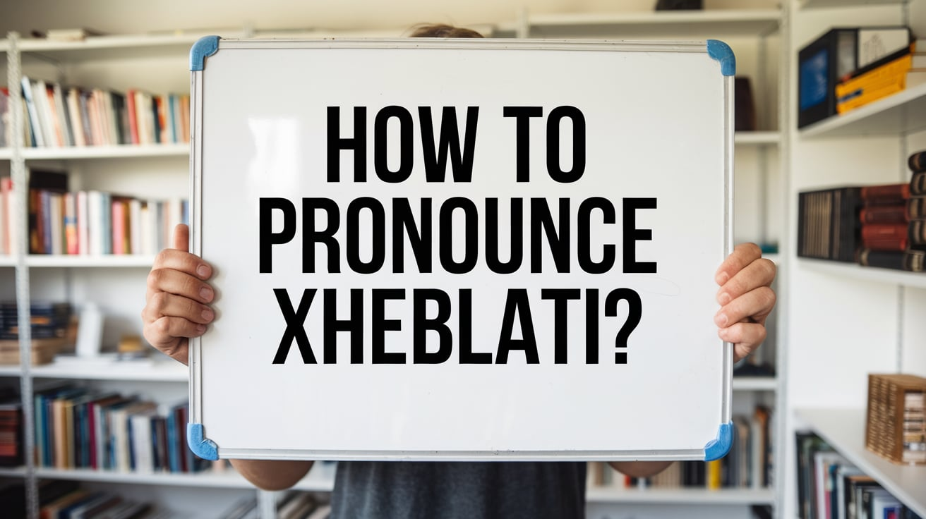 How to Pronounce Xheblati